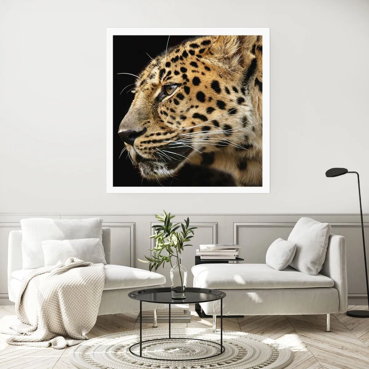 Plakat - Spokojny, skupiony, gotowy - 60x60 cm