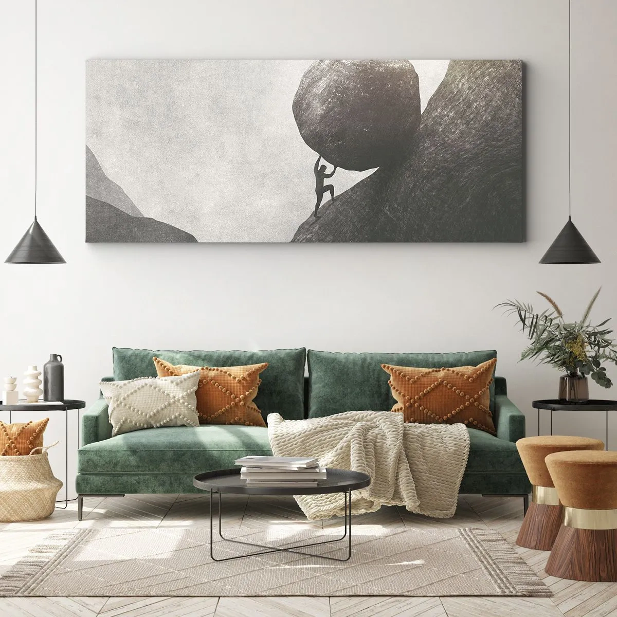 Obraz na płótnie - Wierzę wbrew nadziei - 100x40 cm