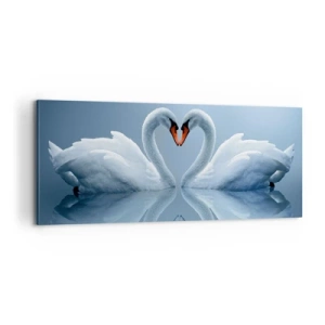 Obraz na płótnie - Czas na miłość - 100x40 cm