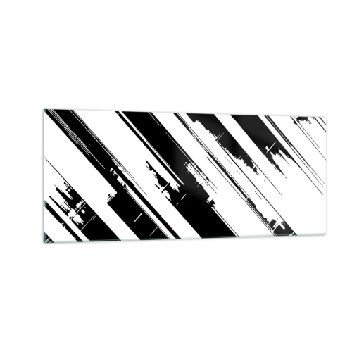 Obraz na szkle - Kompozycja intensywna i dynamiczna - 100x40 cm