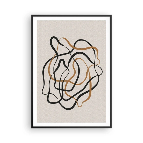 Plakat w czarnej ramie - Wszystko się pokręciło - 70x100 cm