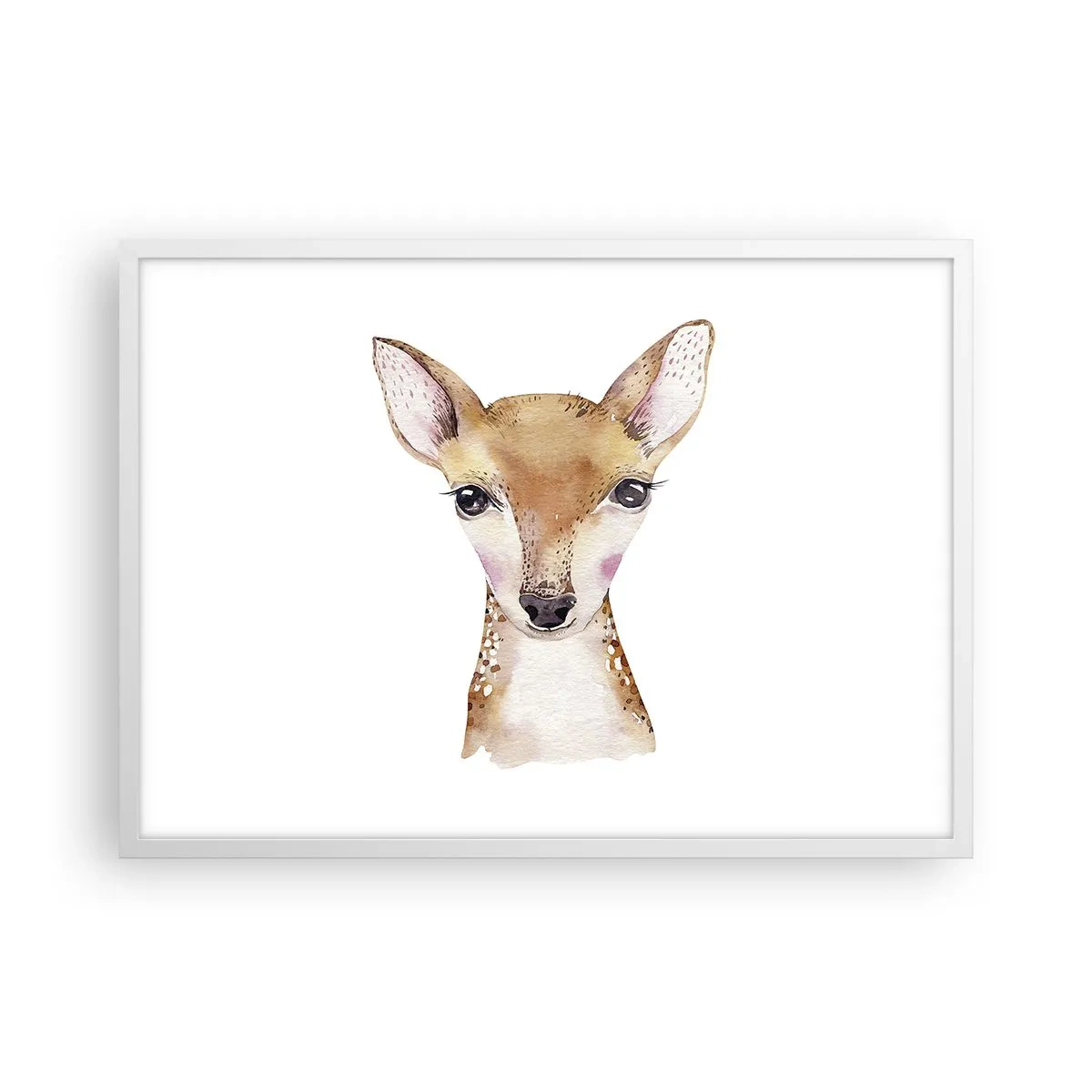 Plakat w białej ramie - Natura niewinności - 70x50 cm