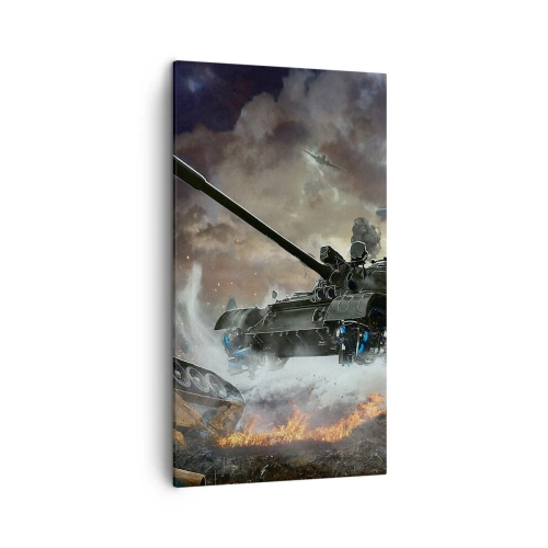 Obraz na płótnie - Bitwa jest straszna i piękna - 45x80 cm