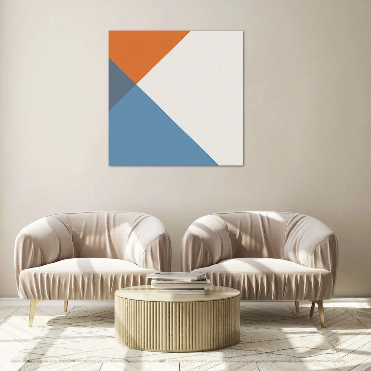 Obraz na szkle - Pod kątem… - 70x70 cm