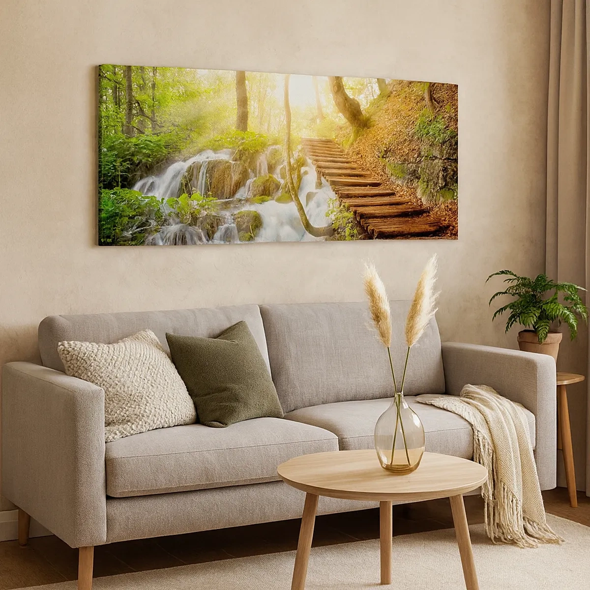 Obraz na płótnie - Upragniony chłód - 30x30 cm