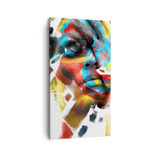 Obraz na płótnie - Barwna osobowość - 45x80 cm