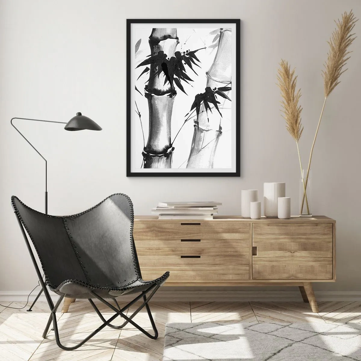 Plakat w czarnej ramie - Zbliżenie na orient - 40x50 cm