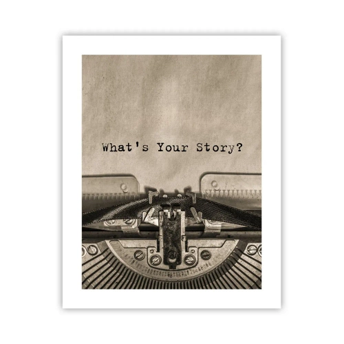 Plakat - Opowiedz mi - 40x50 cm