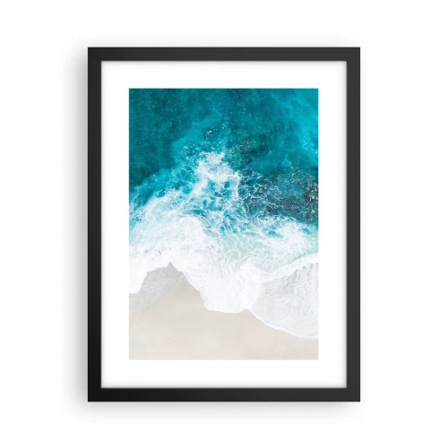 Plakat w czarnej ramie - Naturalna pieszczota - 30x40 cm