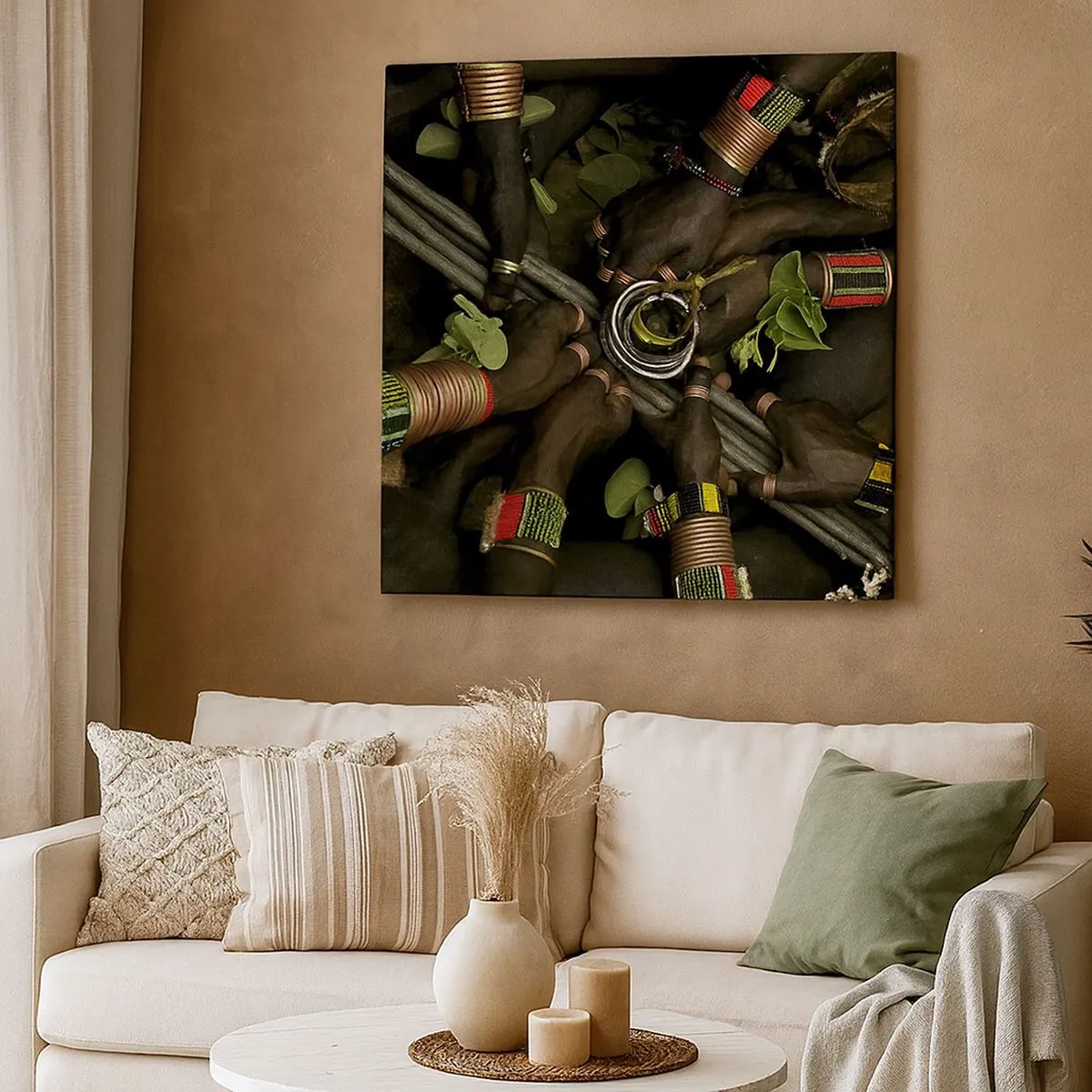 Obraz na płótnie - Jesteśmy razem - 30x30 cm