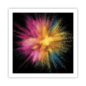 Plakat - Narodziny barw  - 60x60 cm