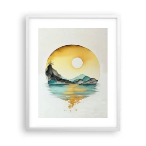 Plakat w białej ramie - W kręgu piękna - 40x50 cm