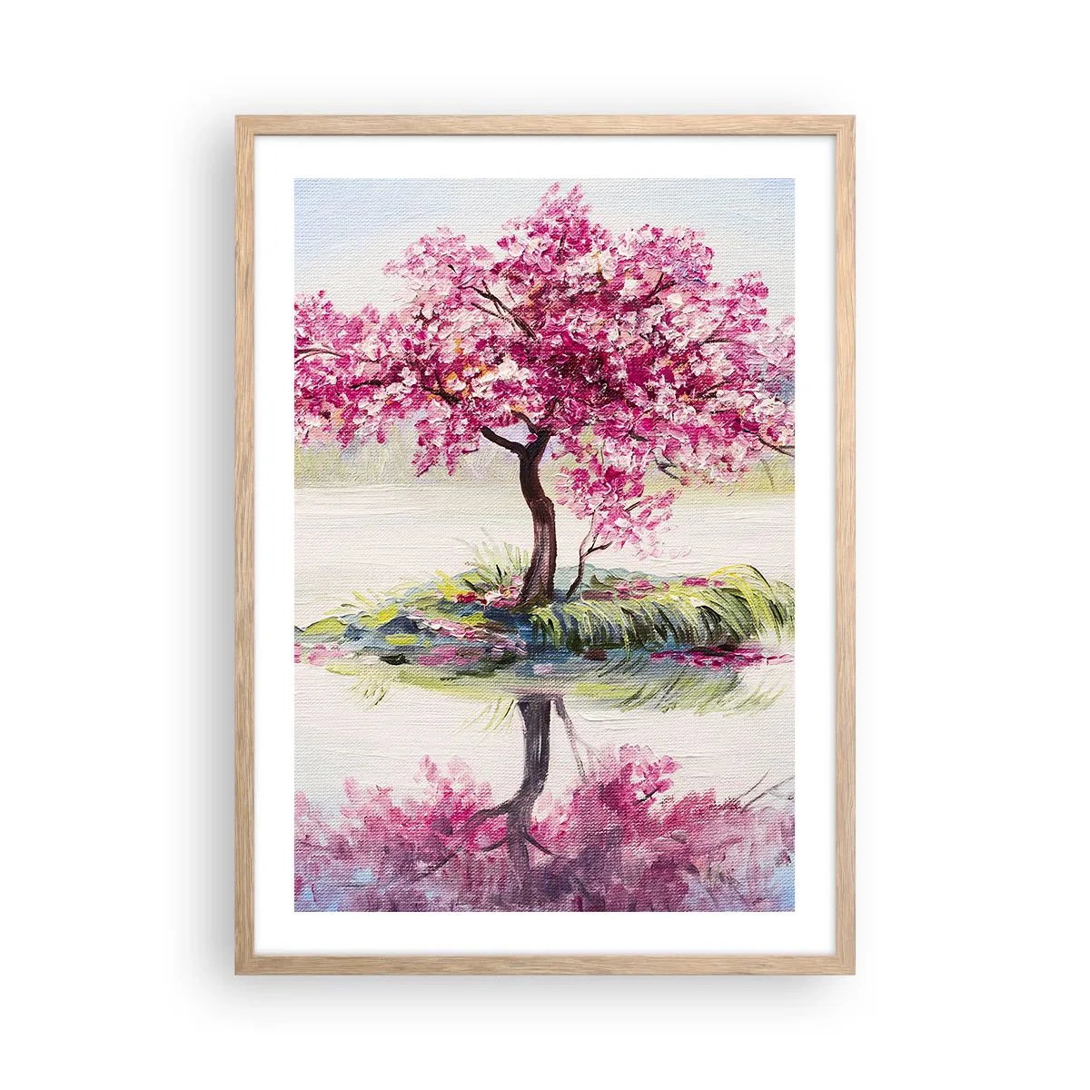 Plakat w ramie jasny dąb - Święto wiosny - 50x70 cm