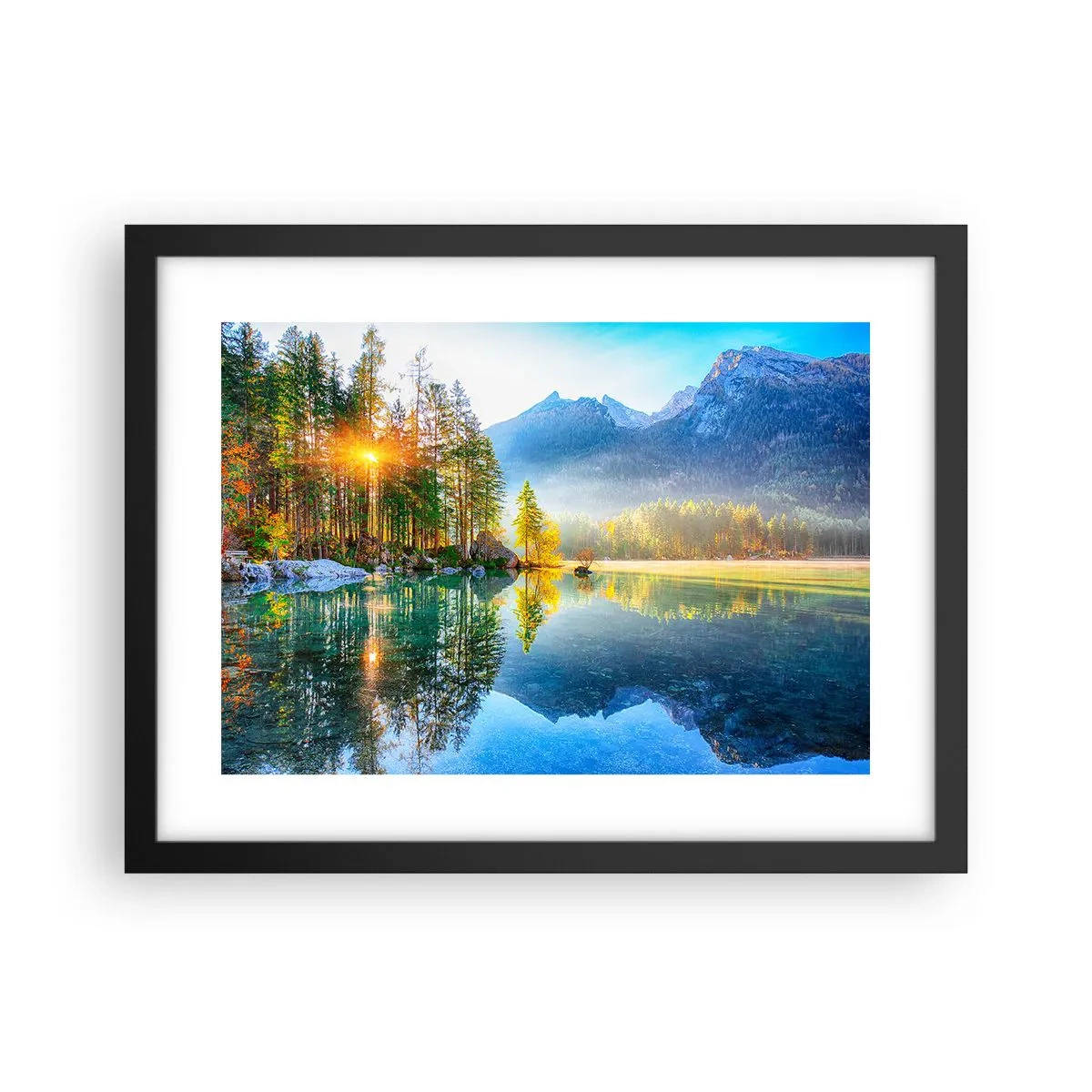 Plakat w czarnej ramie - Majestat i słodycz - 40x30 cm