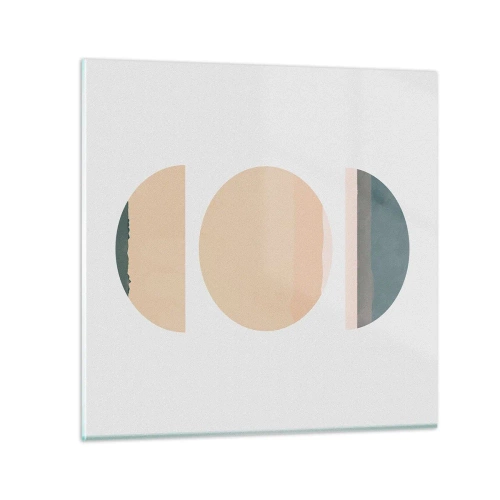 Obraz na szkle - Koło za kołem - 60x60 cm