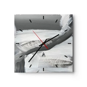 Zegar ścienny - Zdecydowanym ruchem - 40x40 cm