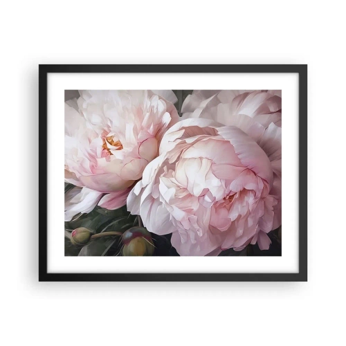 Plakat w czarnej ramie - Zatrzymane w rozkwicie - 50x40 cm