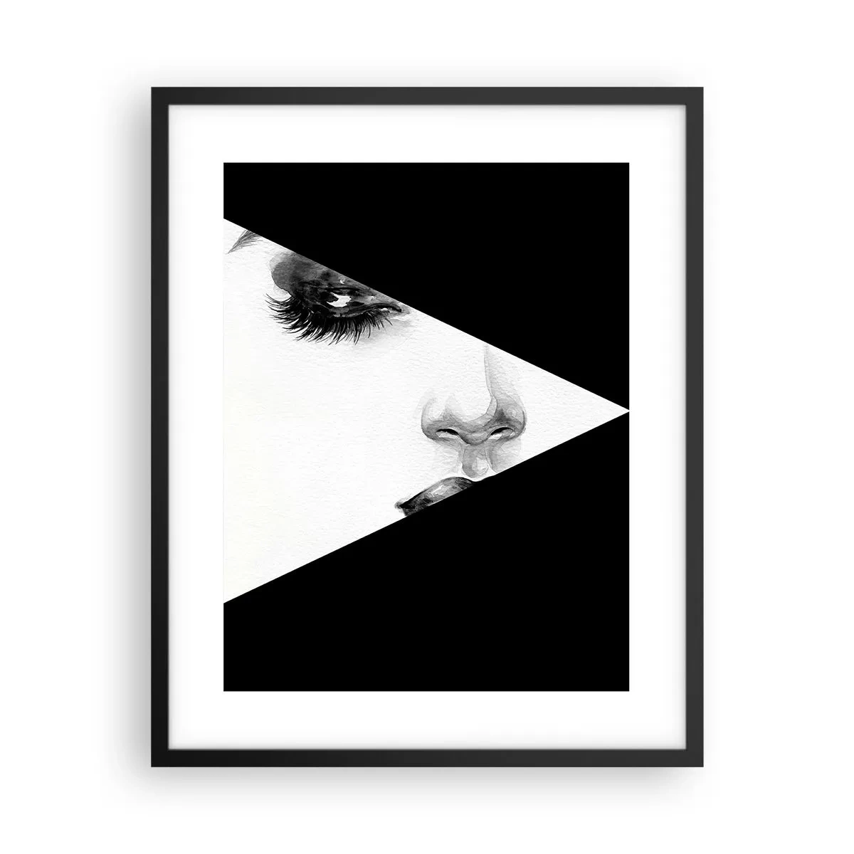 Plakat w czarnej ramie - Zawsze nieodkryta - 40x50 cm