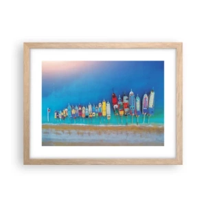 Plakat w ramie jasny dąb - Z lotu ptaka - 40x30 cm