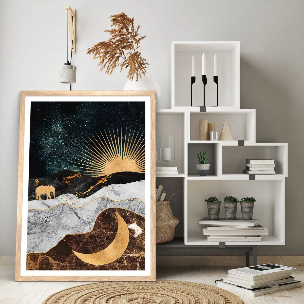 Plakat w ramie jasny dąb - Odwieczne prawa - 40x50 cm