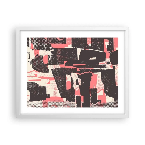 Plakat w białej ramie - Cały ten zgiełk - 50x40 cm