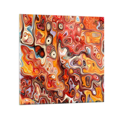 Obraz na szkle - Gdyby orzechy rozpływały się w miodzie - 70x70 cm