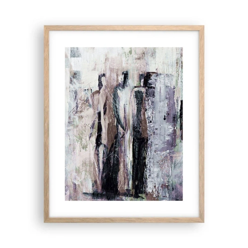 Plakat w ramie jasny dąb - Tajemnicza trójka - 40x50 cm