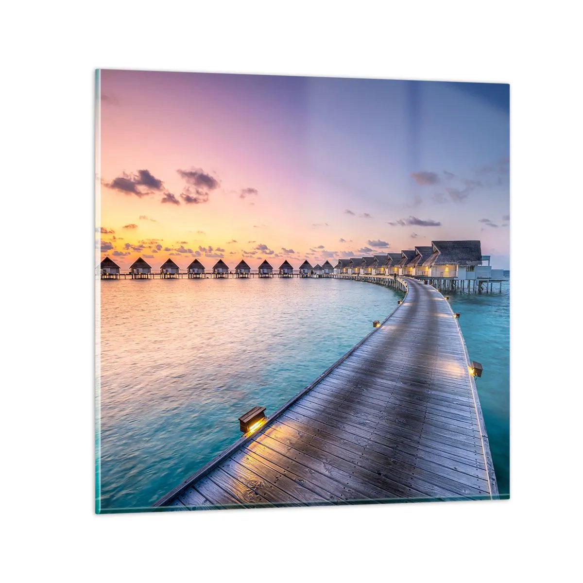 Obraz na szkle - Wakacje - powrót do źródeł - 60x60 cm