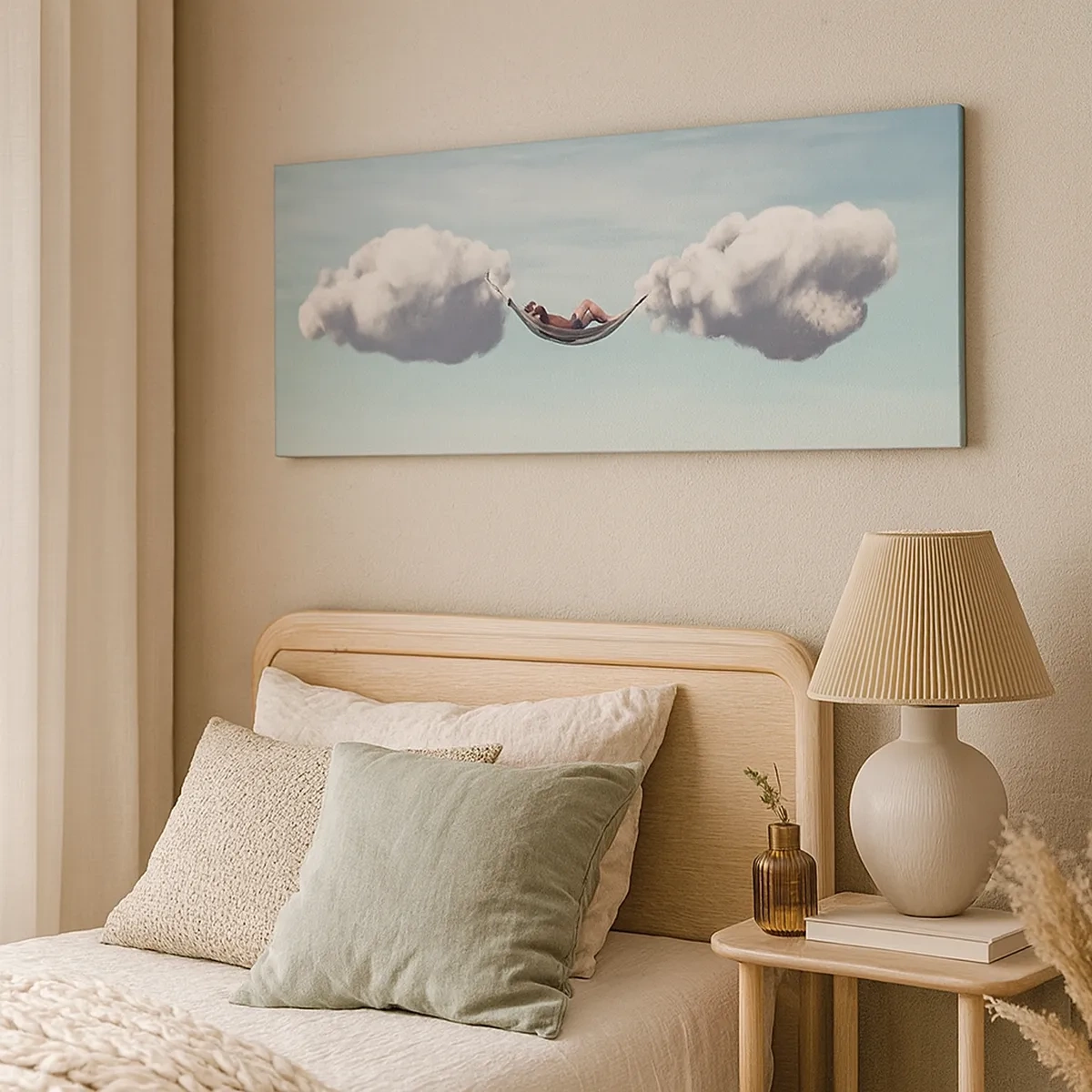 Obraz na płótnie - Błogość chwili - 30x30 cm