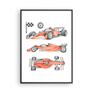 Plakat w czarnej ramie - Doścignąć marzenie - 70x100 cm
