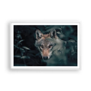 Plakat w białej ramie - Łowca - 91x61 cm