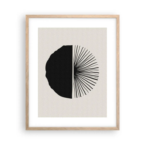 Plakat w ramie jasny dąb - Wachlarz możliwości - 40x50 cm