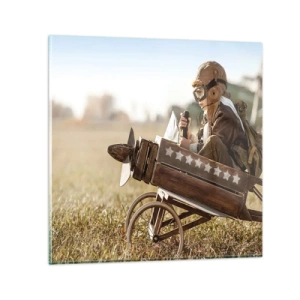 Obraz na szkle - Start ku marzeniu - 70x70 cm