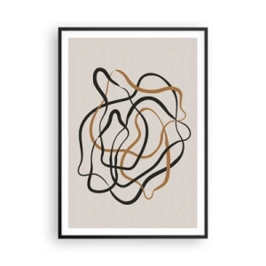 Plakat w czarnej ramie - Wszystko się pokręciło - 70x100 cm