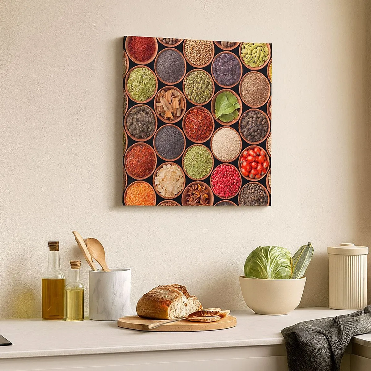 Obraz na płótnie - Wszystkie smaki świata - 30x30 cm