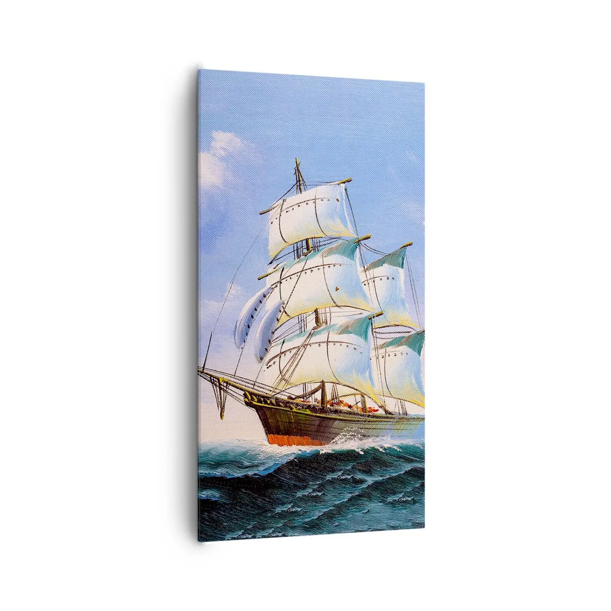 Obraz na płótnie - Dumnie z wiatrem - 65x120 cm