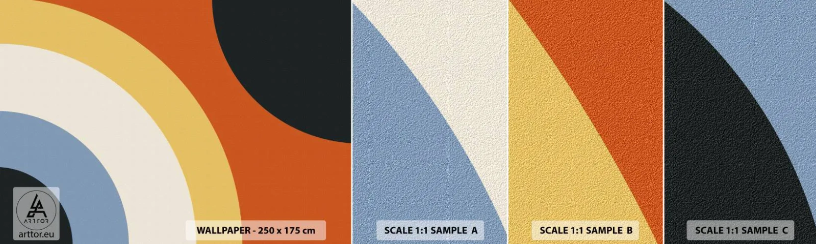 Fototapeta Próbka Samoprzylepna Deluxe Sticker - Ku sobie - Abstrakcja, Sztuka, Sztuka Nowoczesna - 100x30 cm