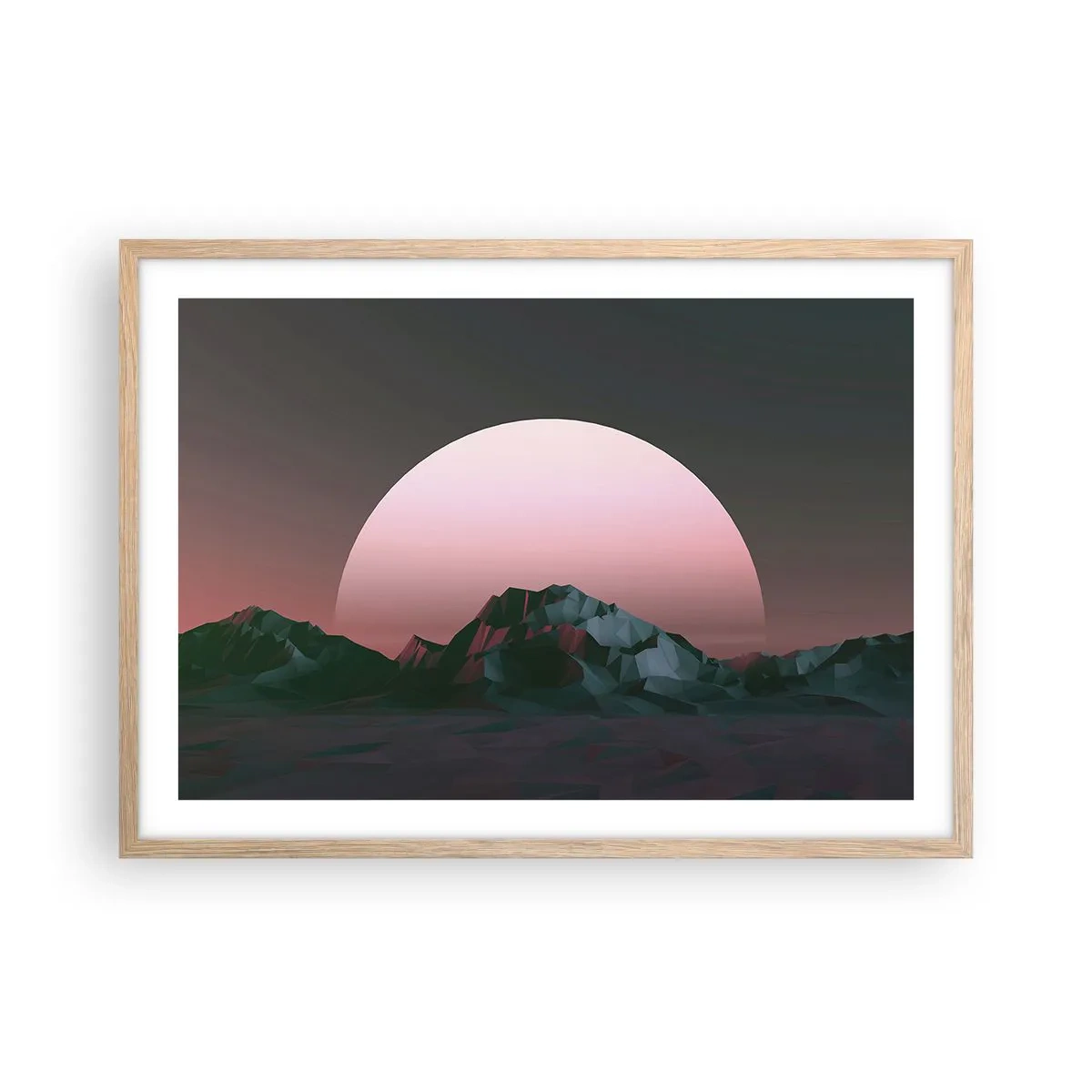 Plakat w ramie jasny dąb - W sąsiedniej galaktyce - 70x50 cm