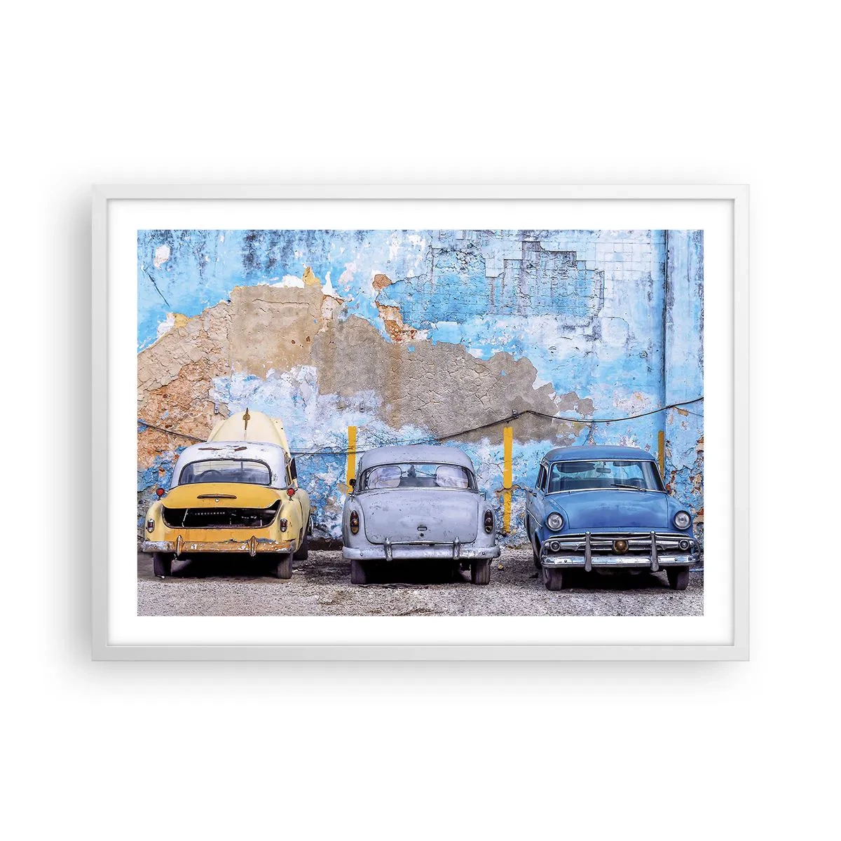 Plakat w białej ramie - Spotkanie weteranów - 70x50 cm