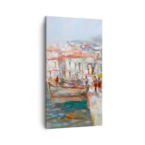 Obraz na płótnie - Pastelowe wakacje - 45x80 cm
