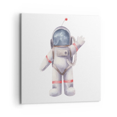 Obraz na płótnie - To na razie! - 60x60 cm