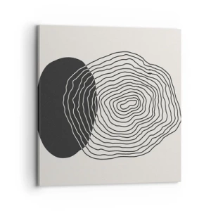 Obraz na płótnie - Trwanie i drganie - 70x70 cm