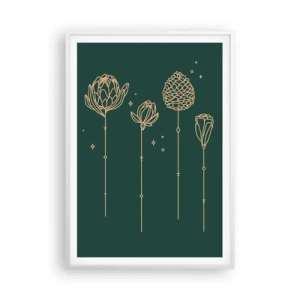 Plakat w białej ramie - Rodzina ZIÓŁkowskich - 70x100 cm