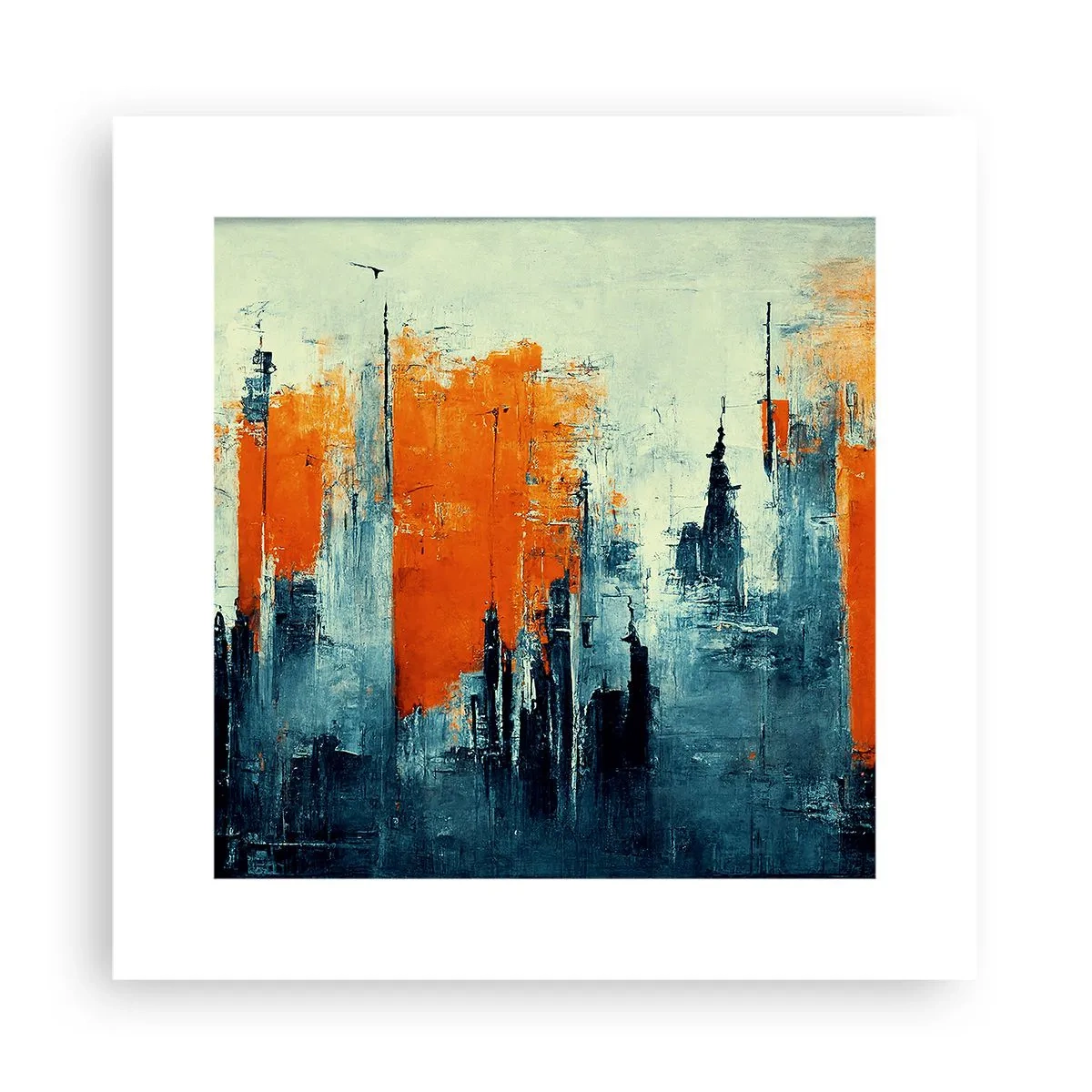 Plakat - Pejzaż nowoczesny - 30x30 cm