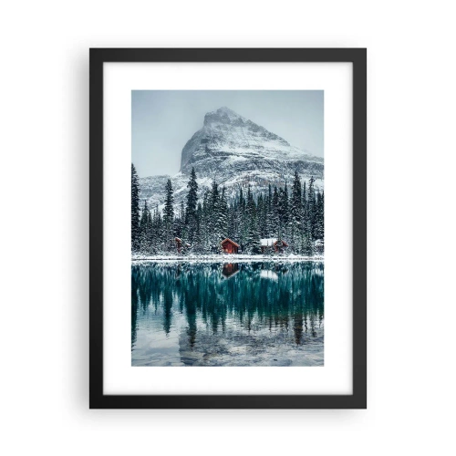 Plakat w czarnej ramie - Kanadyjskie zacisze - 30x40 cm