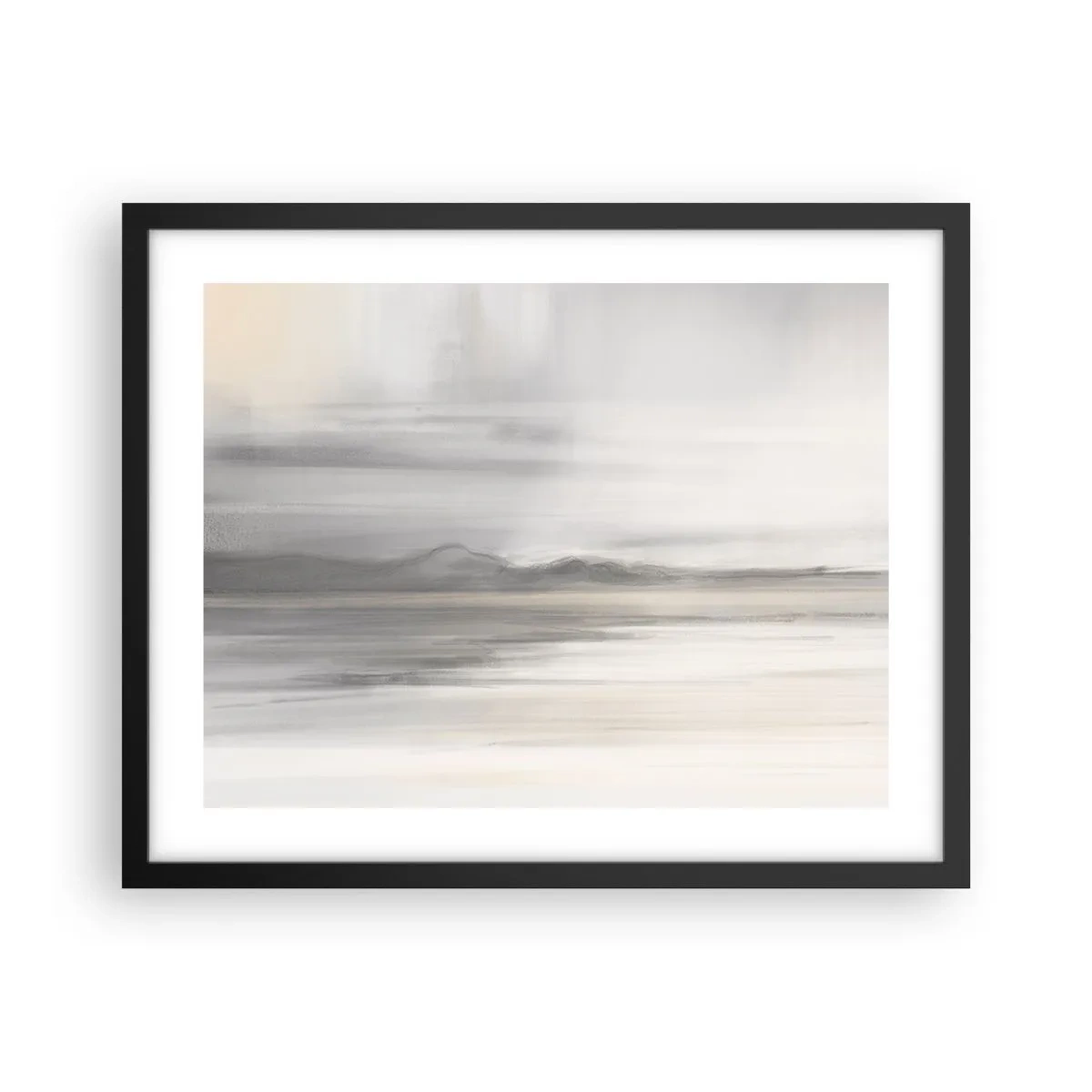 Plakat w czarnej ramie - Zamyślona dal - 50x40 cm