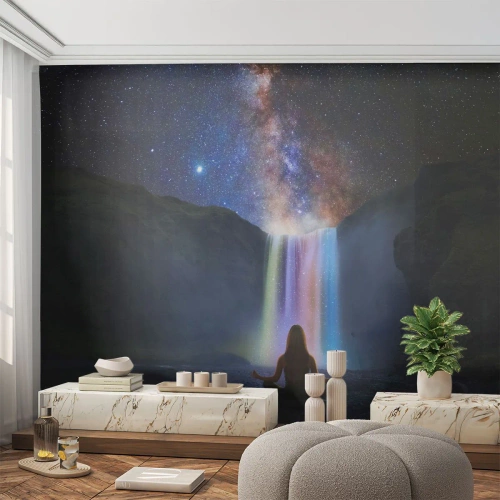 Fototapeta na wymiar Premium Canvas - Absolutna harmonia - Abstrakcja, Wodospad, Fantasy