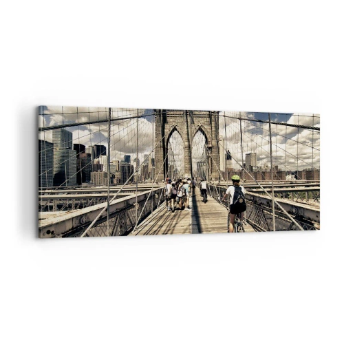Obraz na płótnie - Wprost do serca miasta - 100x40 cm