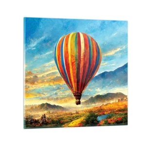 Obraz na szkle - W ciszy widać więcej - 30x30 cm