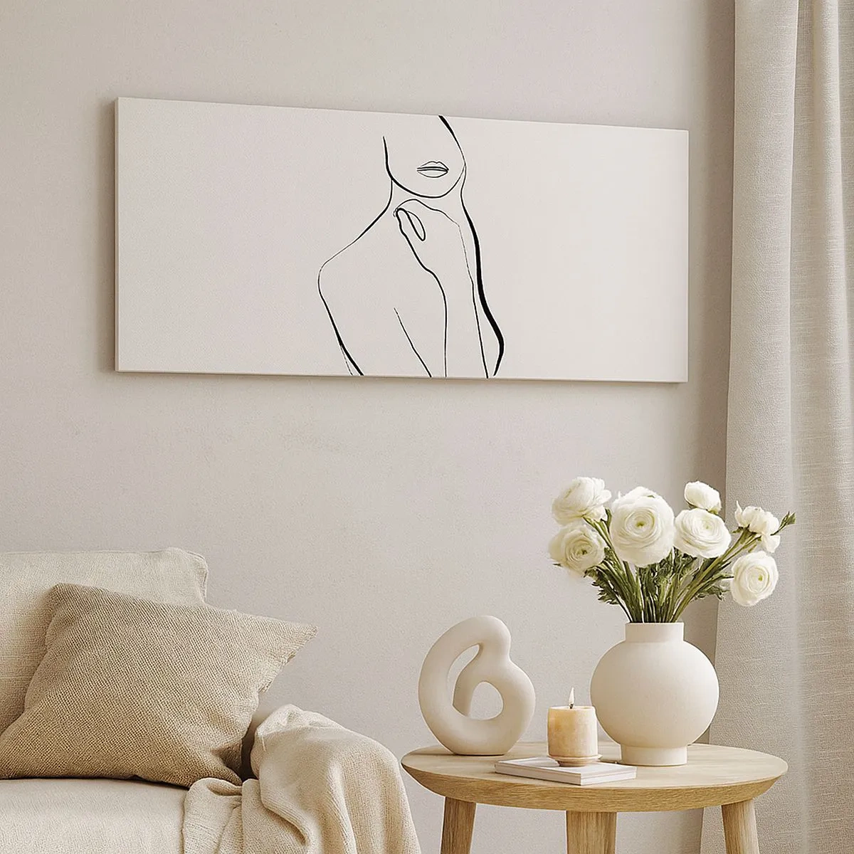 Obraz na płótnie - Fala melancholii - 100x40 cm